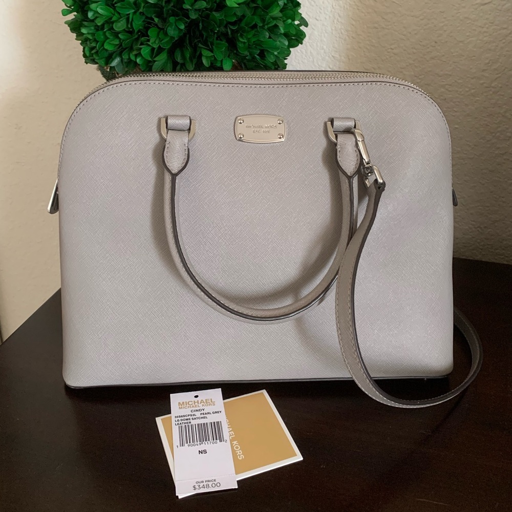 Sold- Michael Kors Cindy Large Dome Satchel